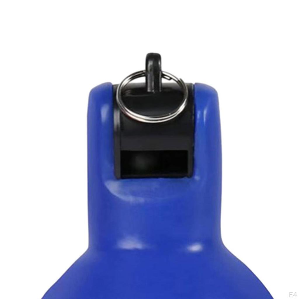 2 Pieces Hand Squeeze Whistles Trainer Whistle Portable Soft Loud Sports for Camping