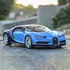 Welly 1/24 Суперкар Bugatti Chiron Сплавная машина Литые и игрушечные транспортные средства Модель автомобиля Миниатюрная масштабная модель автомобиля Игрушка для детей