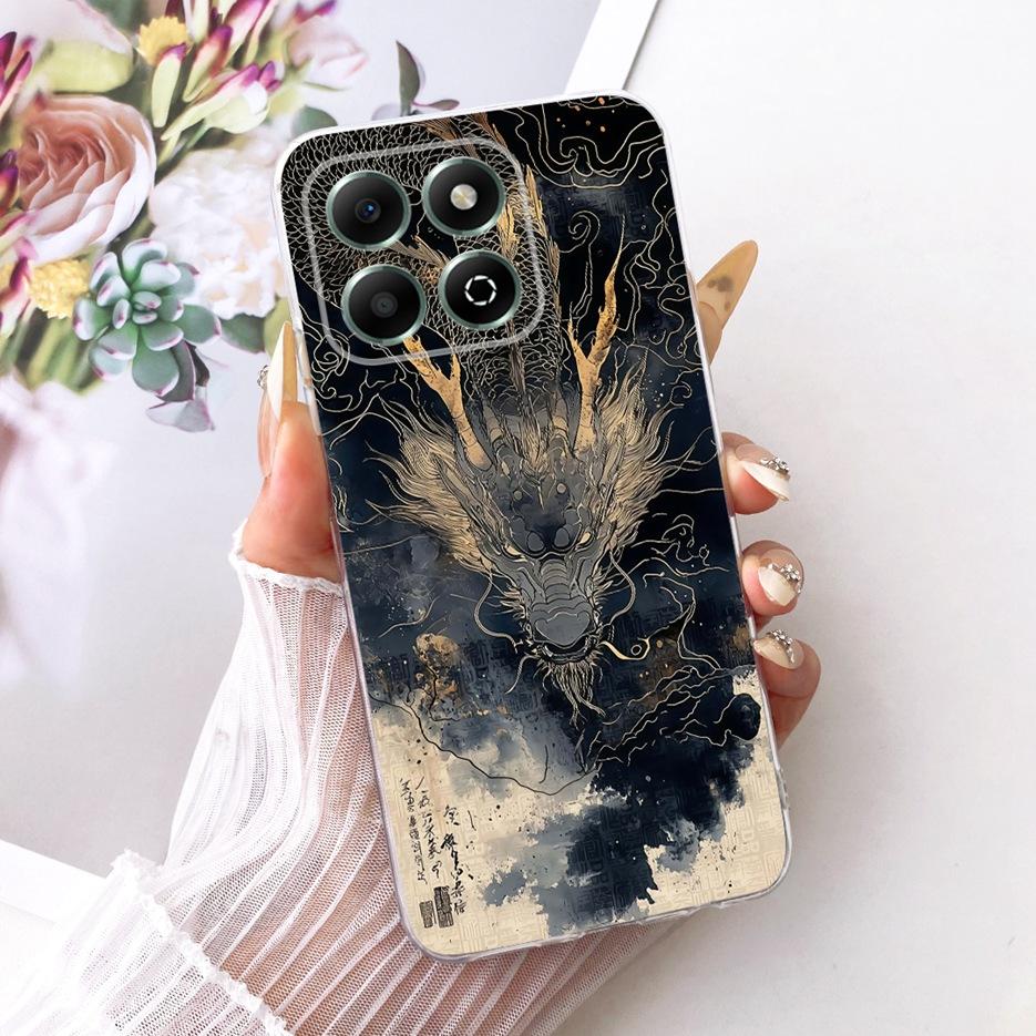 Чехол для Honor X6 X6a X6b X6C Милый Лев Новый Расписной Чехол Мягкий Тонкий Чехол для Телефона Для Honor X6C X 6 a X6 b HonorX6a HonorX6B Fundas