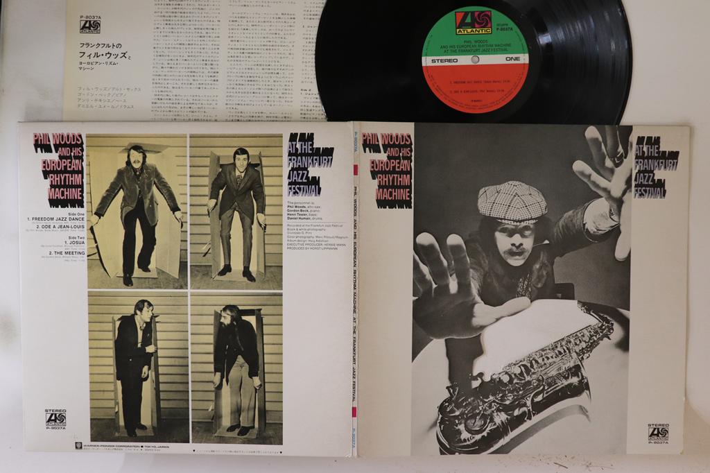 Виниловая пластинка PHIL WOODS HIS EUROPEAN RHYTHM MA На Франкфуртском джазовом фестивале P8037A ATLANTIC 1971 Япония Джаз Б/у
