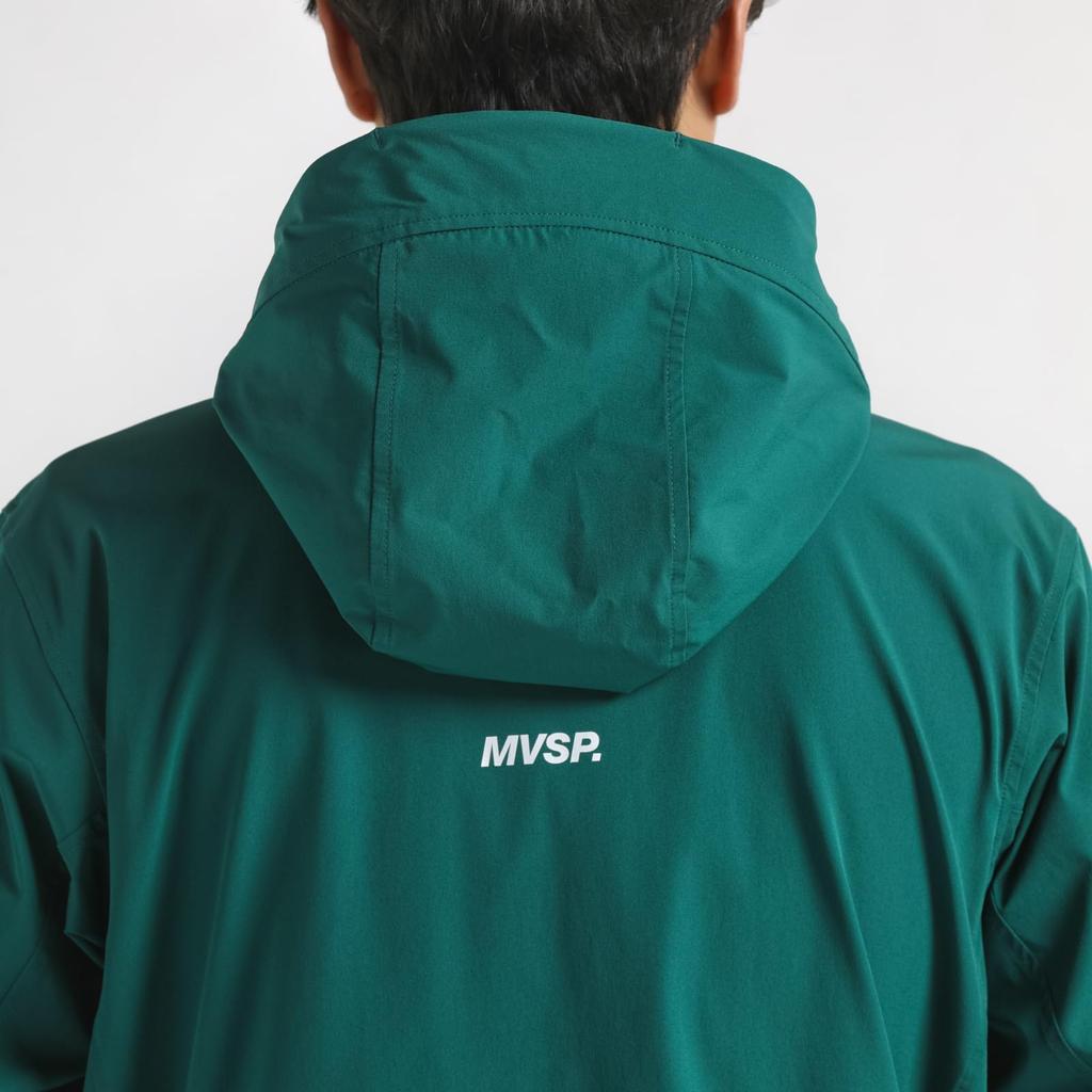 Джерси Descente 4WAY Стрейч Нейлон Худи на молнии Водоотталкивающее Тренировочное Беговое Зеленое 4L [Move Sports]