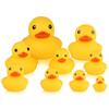 Float Yellow Duck Baby Bath Toys with Squeeze Sound Little Yellow Duck Water Toy  Fun Gifts