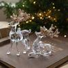 Christmas Snowflake Pendants Sequins Scene Setting Props Decorations Acrylic Pendants