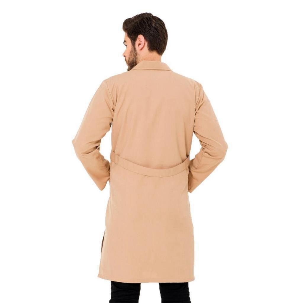 , Мужской фартук, Бежевый (94e111) Фармацевт, Учитель, Студент