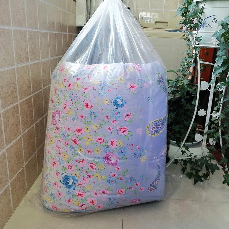 Сумки для хранения одежды, Пыленепроницаемые прозрачные сумки большого размера, Домашняя организация одеял из хлопка большой вместимости для переезда