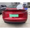 ModelY Spoiler Rear Door Tail Trunk Wing ABS Carbon Fiber Look For Tesla Model 3/Y 17-24 Accessories Model3 Highland 2025+ HOT