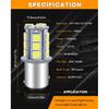 Qoope 1157 LED Bulb White 2357 2057 BAY15D 7528 LED Bulbs Replacement For Brake Tail Backup Reverse Lights, Turn Signal Bulb, RV Camper Trailer 5Th