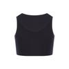 LOEWE Cropped Cotton Anagram Tank Top Black/White Women's S540Y07XAG-1102
