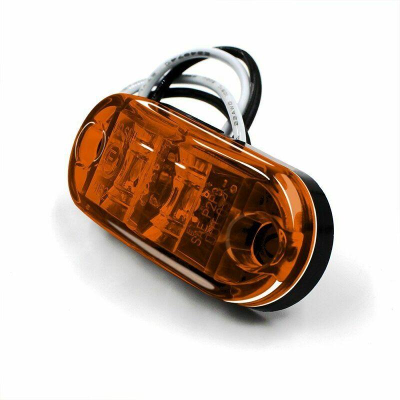 4 светодиодных индикатора бокового габарита 12/24 В, передний фонарь, индикатор грузовика с прицепом для автофургонов