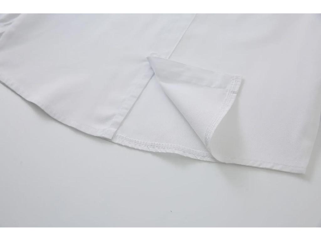 Белая рубашка для школьной формы для девочек, не садится и не мнется