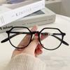 Glasses Frame TR90 Slimming Glasses Frame for Big Face Women Can Be Equipped with Myopic Special-shaped Glasses Frame To Prevent Blue Light