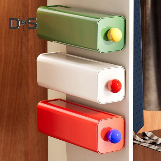 Socks Storage Box Large Capacity Wide Application No Drilling Easy To Install Dustproof Wall Mount Organizer Storage Case