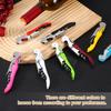 2/4Pcs Professional Waiters Corkscrew Stainless Steel Wine Key with Ergonomic Wood Grip Beer Bottle Opener and Foil Cutter