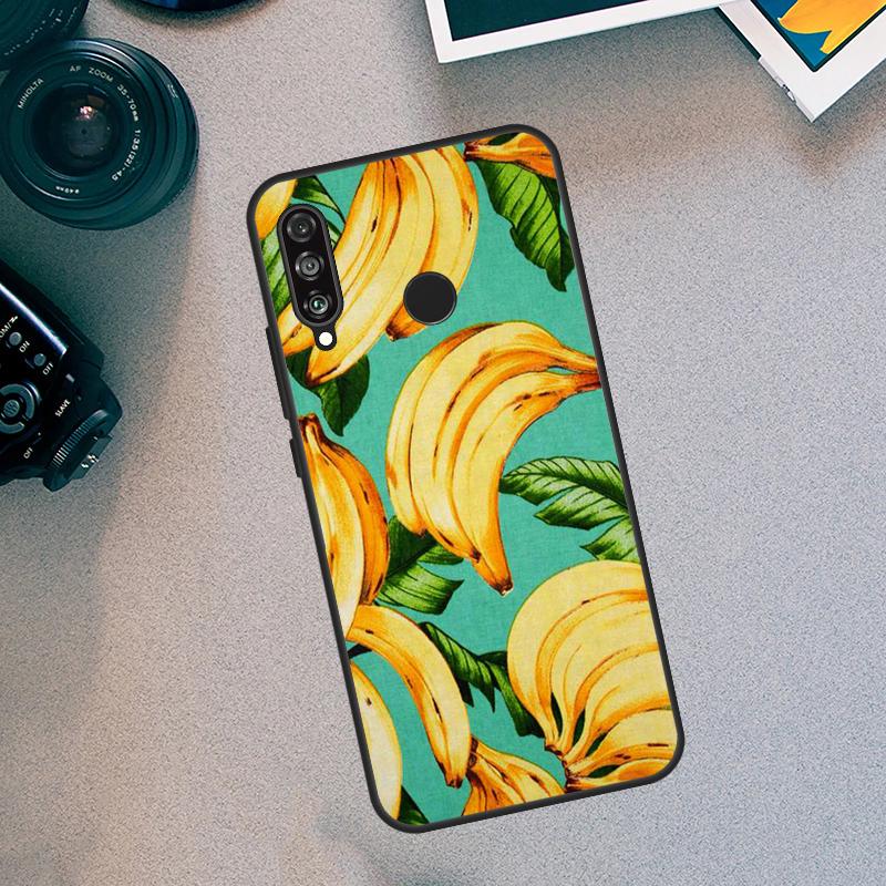 Banana Leaf Case For Huawei Nova 5T 9 10 SE 11 3i 8i 11i Y91 Y60 Y70 Y61 Y90 P20 P40 Lite P30 Pro Cover