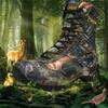 Fashion Men's High Top Camouflage Hunting Boots Breathable Outdoor Hiking Wear-Resistant Waterproof Mountaineering Boots Tactical Shoes