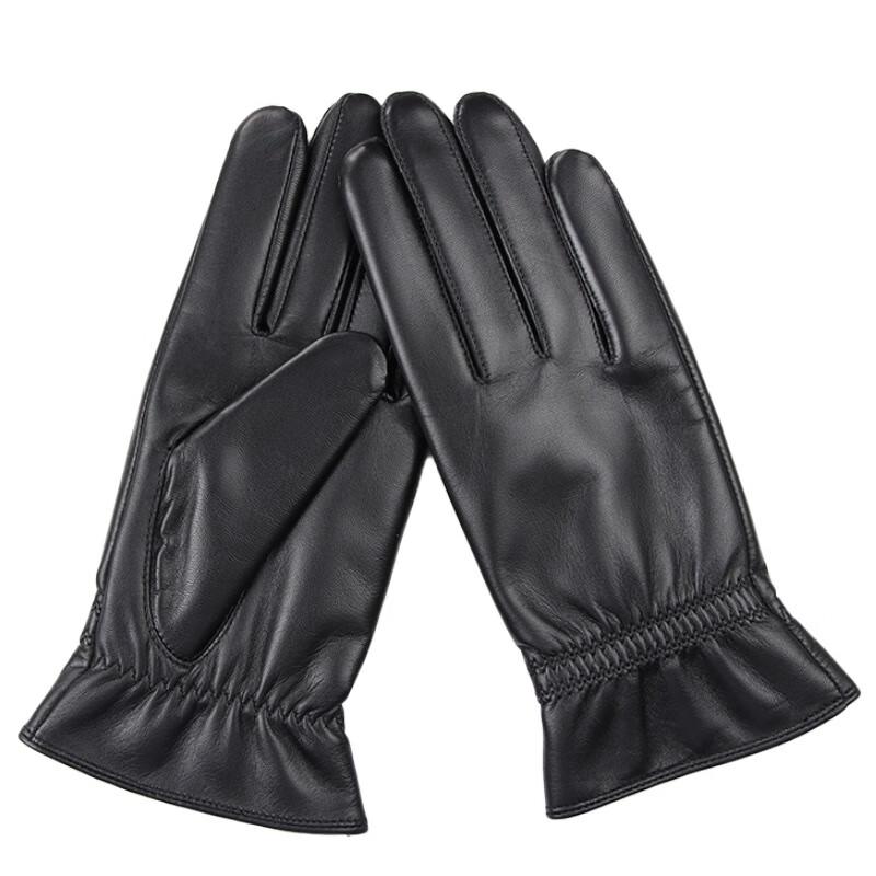 Hengyuanxiang Women's Sheepskin & Velvet Cycling Gloves