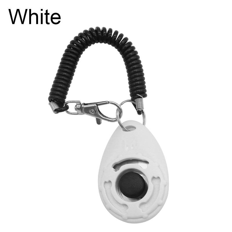 1PC Dog Training Clicker Pet Cat Dog Click Trainer Various Style Aid Tools Adjustable Wrist Strap Sound Key Chain Dog Supplies