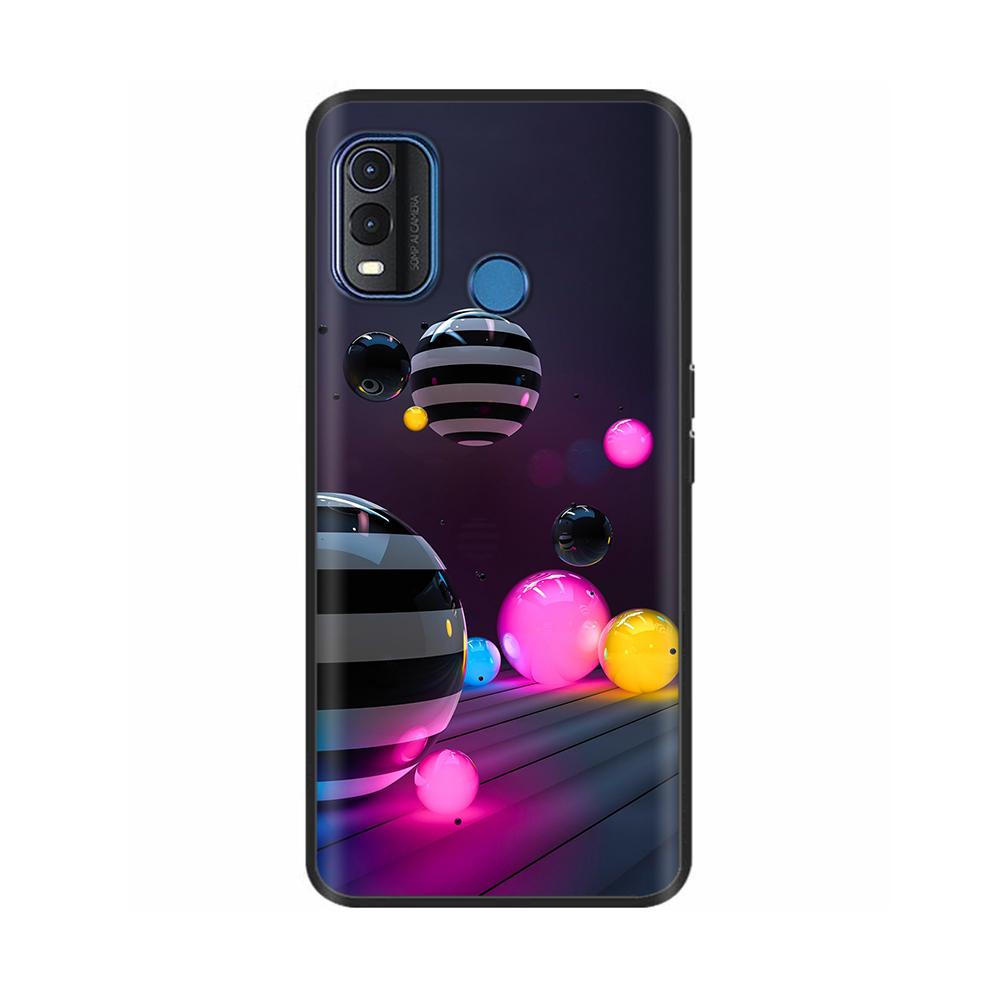 For Nokia G11 Plus Case Cute Heart Flower Soft Silicone Back Cover for Nokia G11 Plus NokiaG11 G 11 Bumper Black TPU Phone Cases