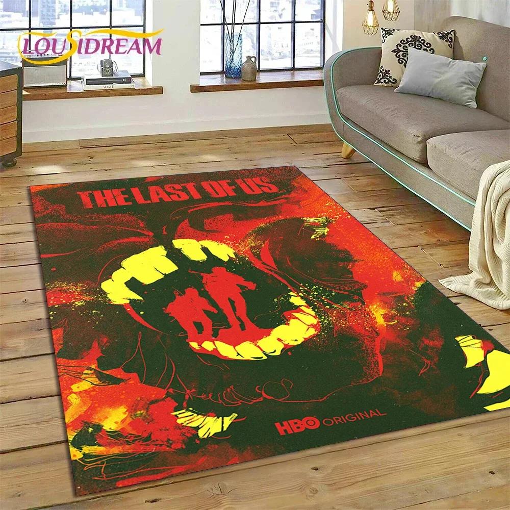 The Last of Us Horror Game TV Joel Pedro Carpet Rug for Bedroom Living Room Home Sofa Decoration,Child Large Decor Floor Mat