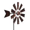 Metal Yard Windmill Decoration Vintage Waterproof Garden Wind Spinners Patio Ornament for Yard Garden Patio Lawn Outdoor