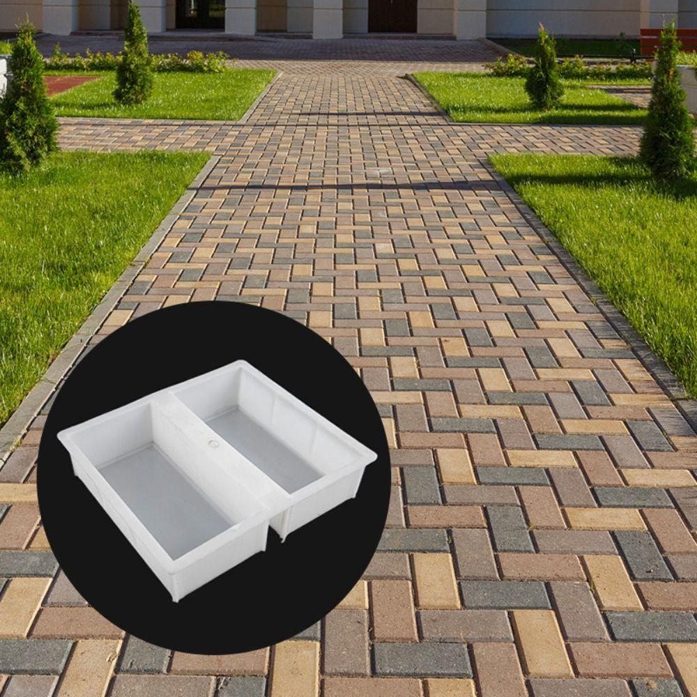 Reusable Paving Cement Mold 20x10cm Cement Brick Mould Brick Stone Mold Home Path