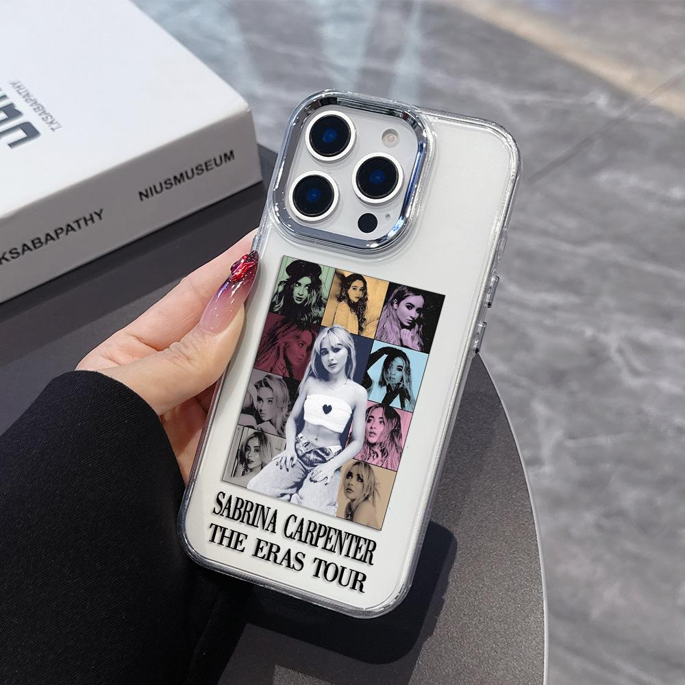 Чехол для телефона Singer S-Sabrina C-Carpenter для iPhone 17 Air 16 e 15 14 13 12 11 Pro Max Plus SE 2020 2022 Мягкая задняя крышка