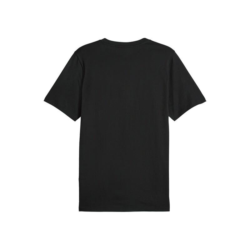Puma Men's Black Crew Neck T-Shirt With Minimalist Gradient Graphic Print 680275-01