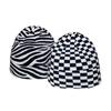 Autumn and Winter Thermal Hat Adult Cow Leopard Print Zebra Plaid Jacquard Knitted Hat Trendy Student Wool Hat Female 2025