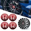 4pcs 56MM Car Wheel Center Hub Cap Logo Stickers Rim Cover For Civic Odyssey Vezel Accord Pilot Fit XRV CRV HRV Dio