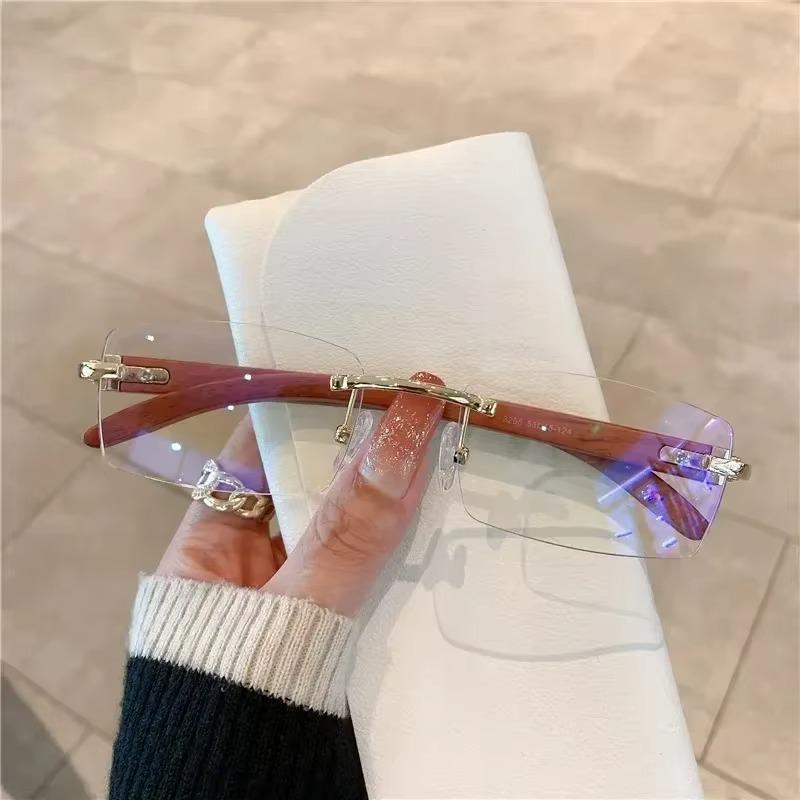 Винтажные мужские солнцезащитные очки стимпанк без оправы Новая мода Роскошный бренд Прямоугольные солнцезащитные очки для мужчин Hombre