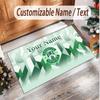Personalized Crystal Velvet Carpet Hibernian FC Pattern Non Slip Floor Rug