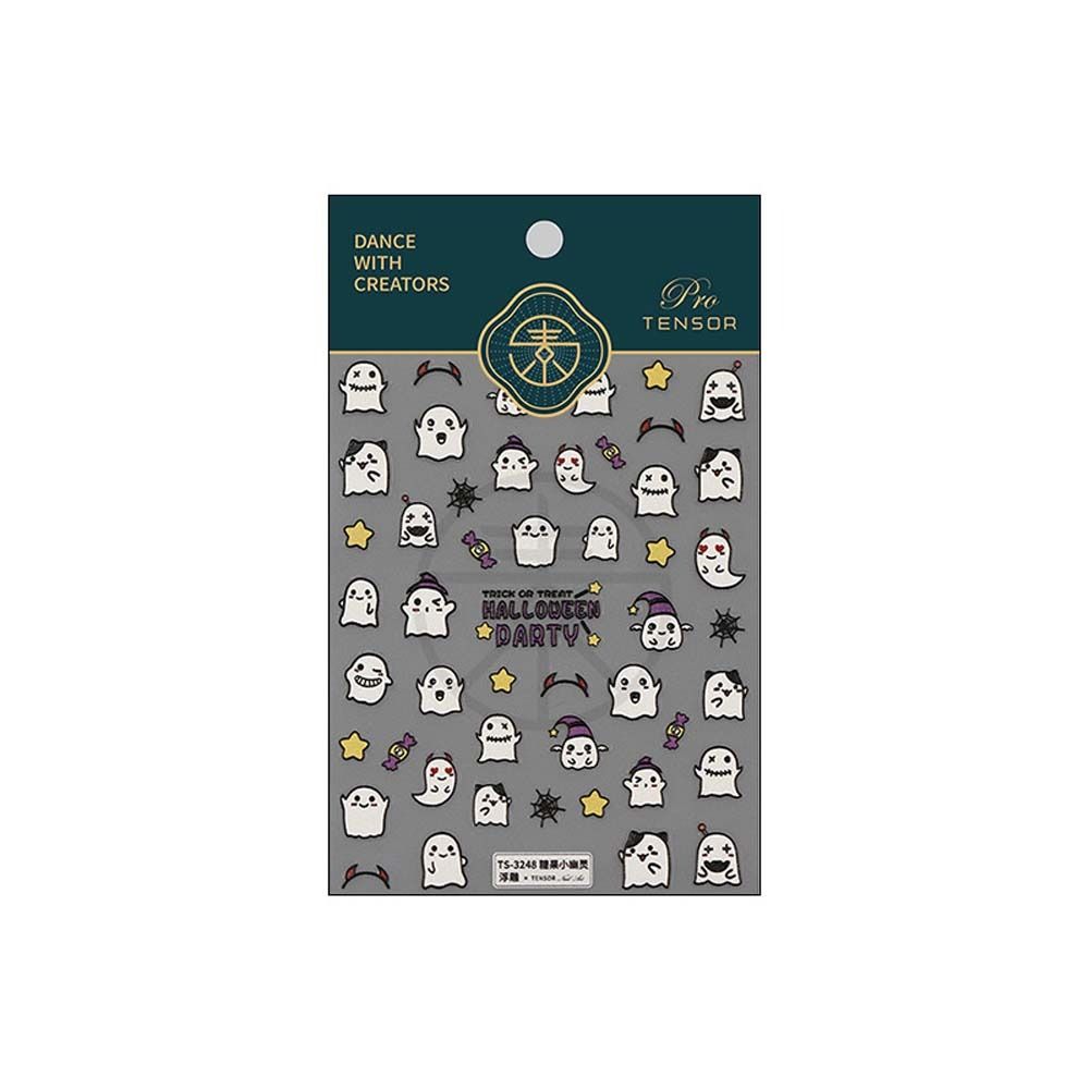 Nail Art Decoration Christmas Nail Stickers Nail Accessories Christmas Nail Decals Colorful   Lady