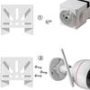 Metal Outdoor Wall Bracket Wall-mounted Camera Support Bracket for S340 Eufy/PTZ Camera LED Lamps
