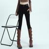 Autumn and Winter Tight Jeans for Women In Autumn and Winter Black High-waisted Slimming Pencil Pants for Autumn and Winter