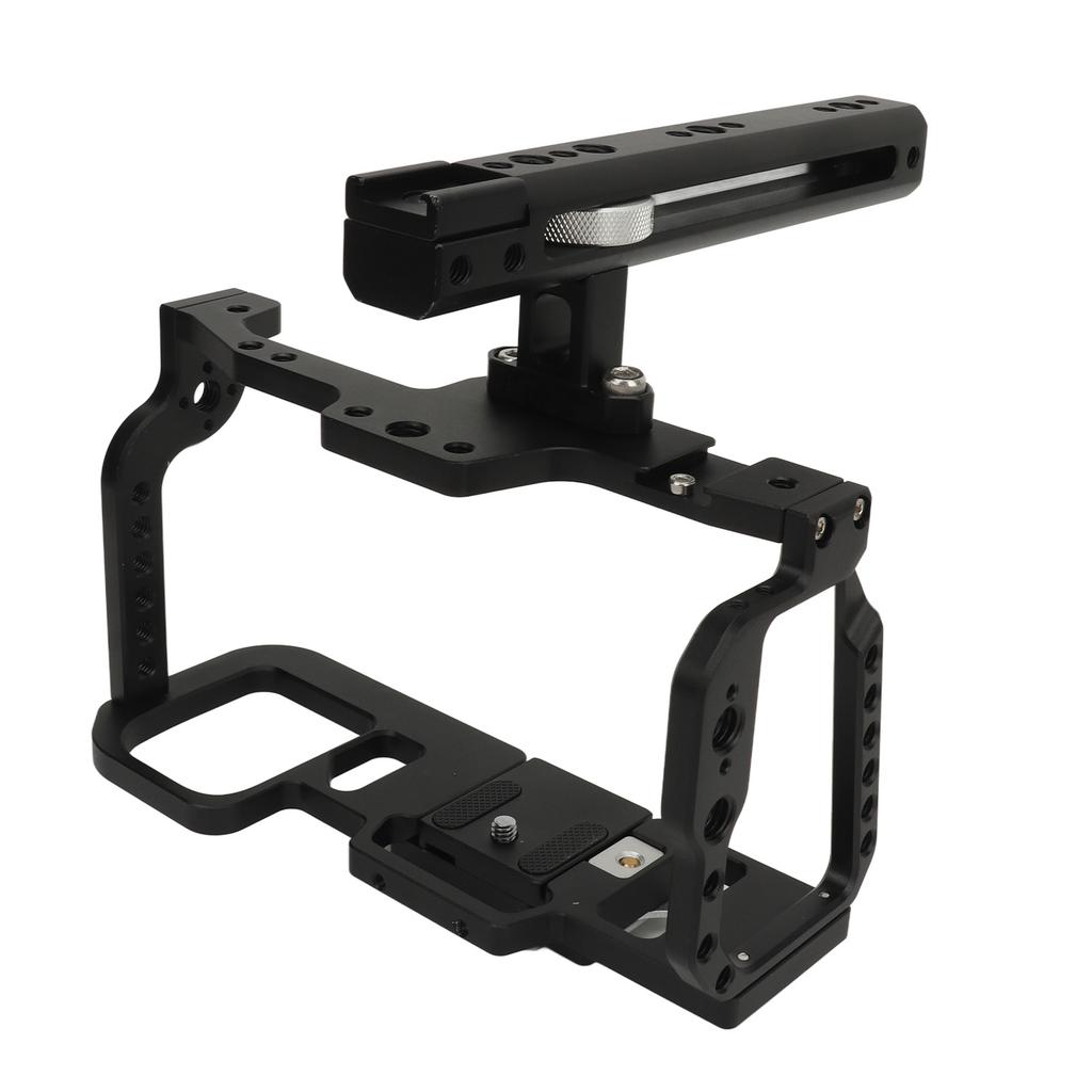 Professional Camera Cage Aluminum Alloy Camera Cage DSLR Camera Cage with Top Handle for BMPCC 4K
