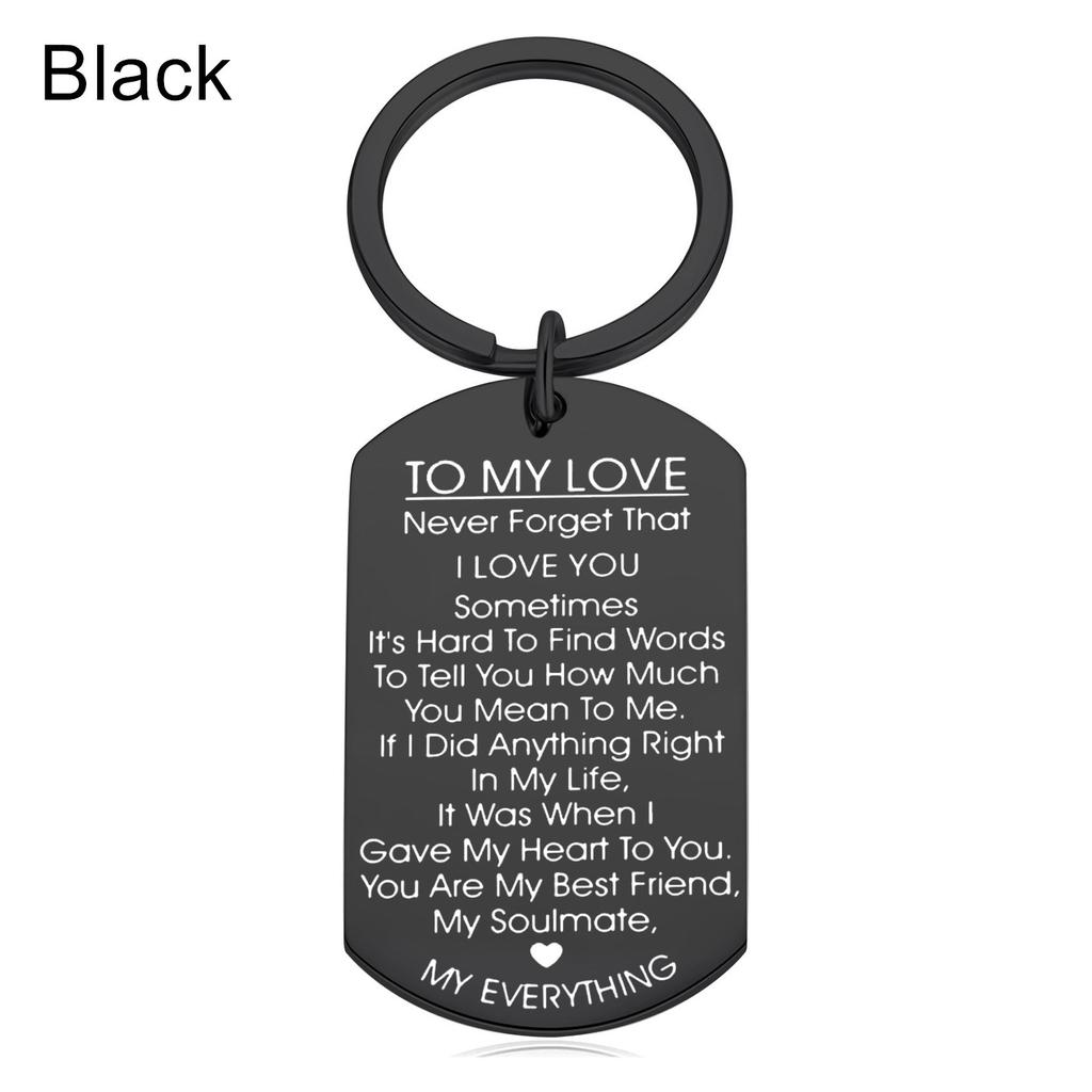Wedding Husband Lover Gifts Anniversary Boyfriend Valentines Day Key Ring TO MY LOVE Keychain
