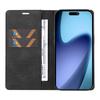 For iPhone 17 Air Leather Cover YIKATU YK-004 Skin-Touch Wallet Phone Cases