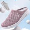 Women Slippers Casual Sandals Backless Sneakers Summer Slip On Socks Shoes Closed Toe Large Size