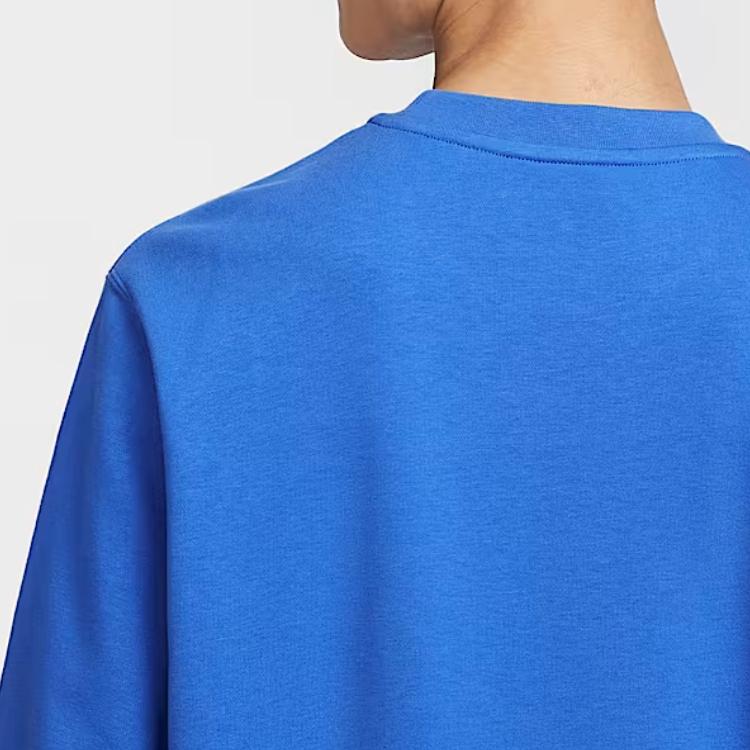Nike Club Sweatshirts Men's Royal Blue Crew Neck Moderate Regular IB8825-450