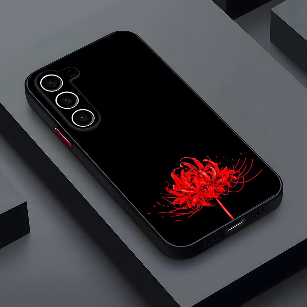 Чехол для телефона Tokyo Ghoul Матовый Прозрачный Для Samsung S25Plus S21fe S22 FE S23 Ultra S24 Plus S25 Роскошная Задняя Крышка