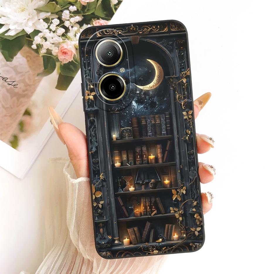 Чехол для Realme C67 4G RMX3890 Милый мультяшный чехол-кролик Мягкий силиконовый чехол для Realme 12 Lite C 67 RealmeC67 4G Задняя крышка Сумки