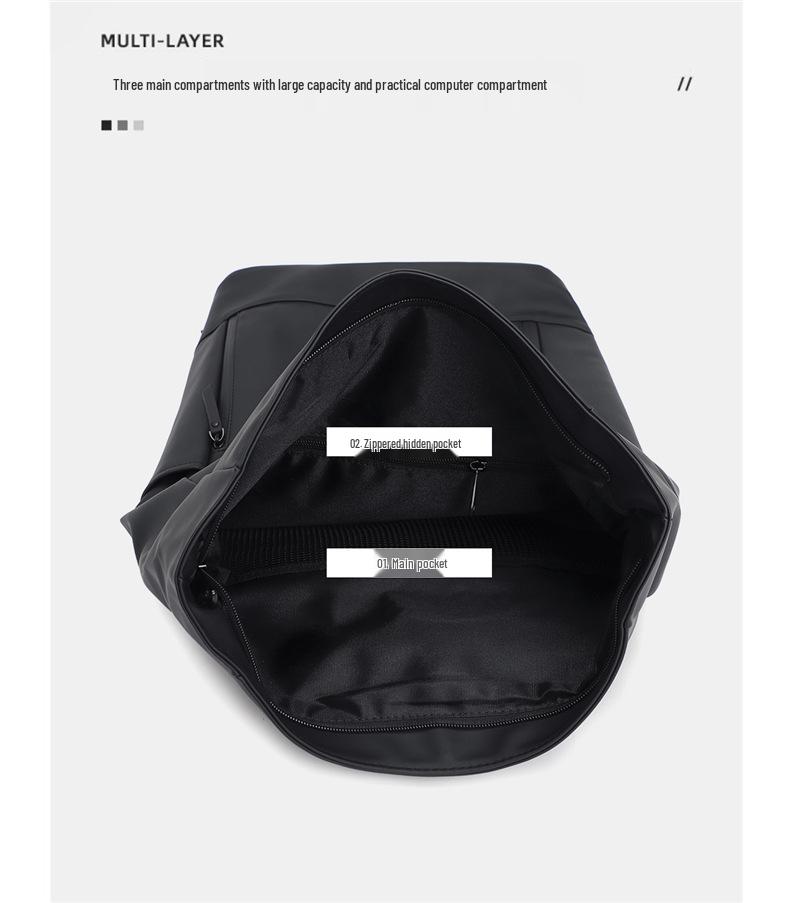 Men's Water-Resistant Large Capacity Laptop Backpack for Work and School