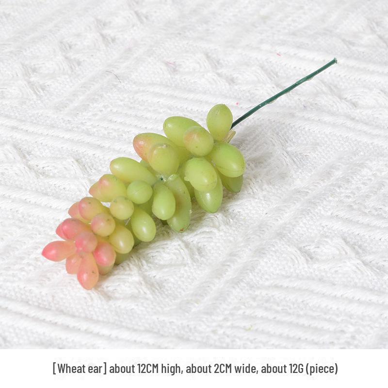 Mini Flocking Artificial Succulent Bonsai for DIY Wall Decor