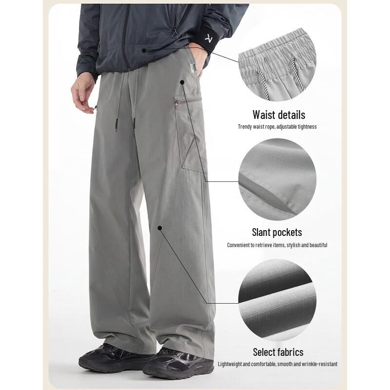 MARK FAIRWHALE Men's Cityboy Style Breathable Cargo Pants