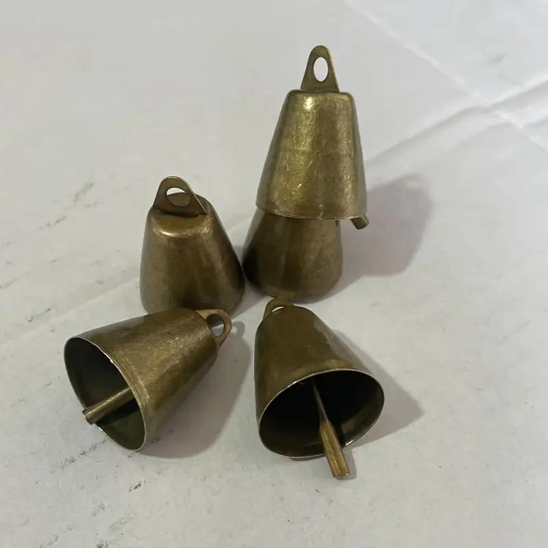 WTEMPO 12PCS 2.6CM Vintage Thick Jingling Bells Wind Chimes Making Accessories Creative Metal Decorations for Halloween, Christmas and New Year