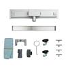 2 in 1 Shower Drain Silver 70 cm Stainless Steel 304