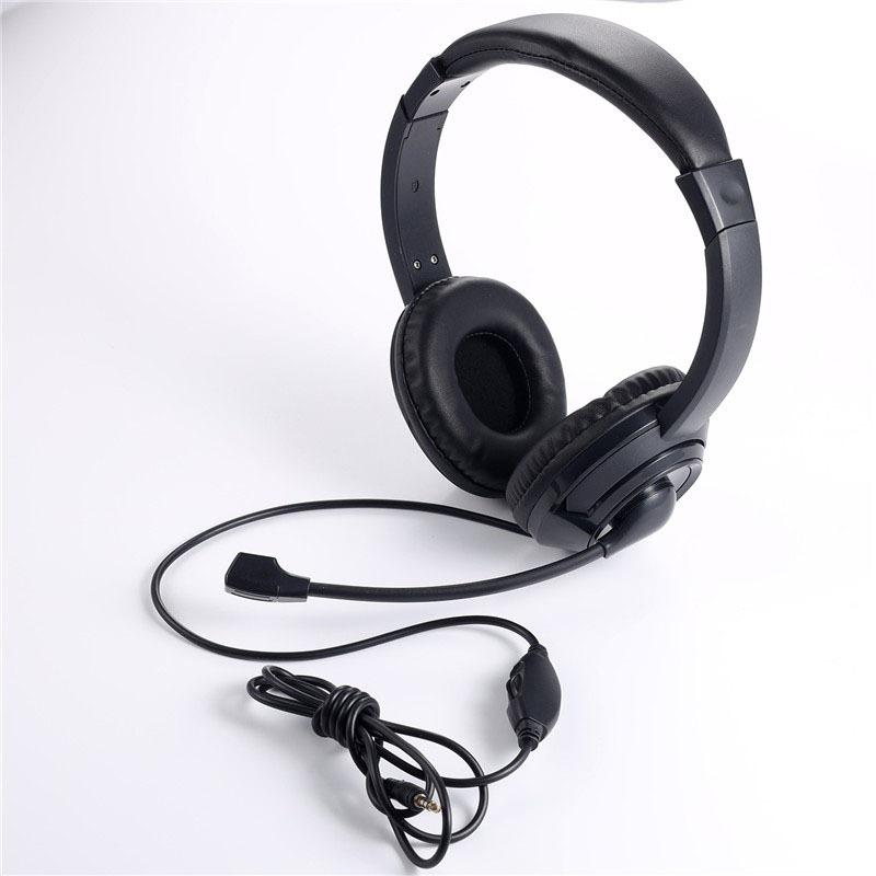 Проводная USB-гарнитура для колл-центра с микрофоном, игровые шумоподавляющие наушники-вкладыши для компьютера, ноутбука