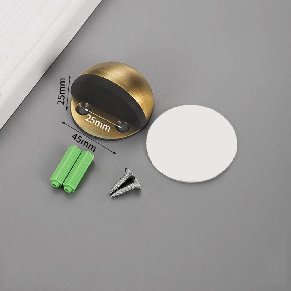 Новый дверной стопор из нержавеющей стали, не пробивной, без гвоздей, дверной держатель, препятствующий столкновению, дверной стопор