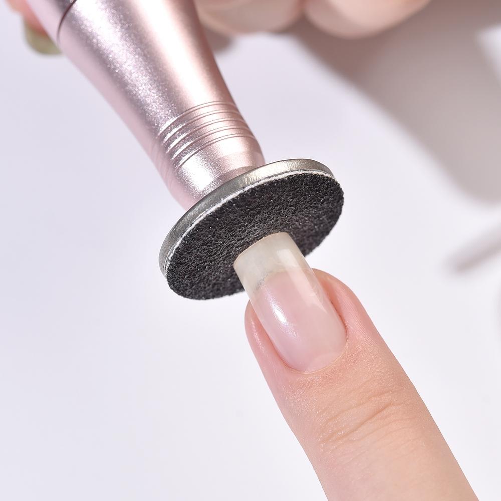 Набор сменной наждачной бумаги для удаления ороговевшей кожи для маникюра и педикюра с металлическим диском, насадка для ногтевой дрели, средство для удаления мозолей, аксессуары для ухода за ногами