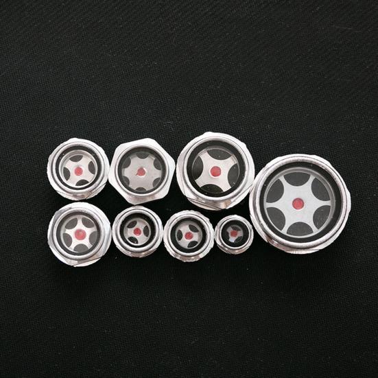 Указатель уровня масла Износостойкий алюминиевый сплав Указатель уровня масла с резьбой Поставка стеклянного оборудования